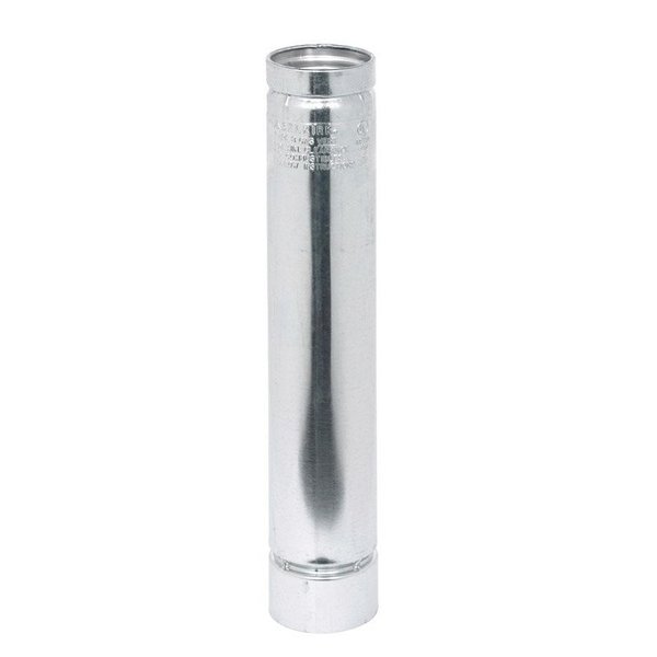 Selkirk 3 in. D X 18 in. L Aluminum Round Gas Vent Pipe 103018